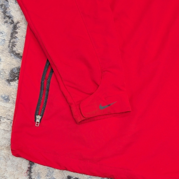 Nike Golf Red Quarter Zip Pullover Men’s M Palmetto Dunes Hilton Head - Picture 5 of 8
